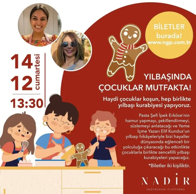 Çocuklarla Yılbaşı Kurabiyesi Yaptık! Çocuklarla Yılbaşı Kurabiyesi Yaptık!